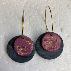 Signature Double Dangles (The Marriage of Blueberry & Grape)