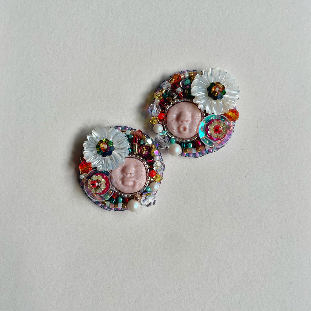 Beadass Circle Studs (...and A Happy New Year!)