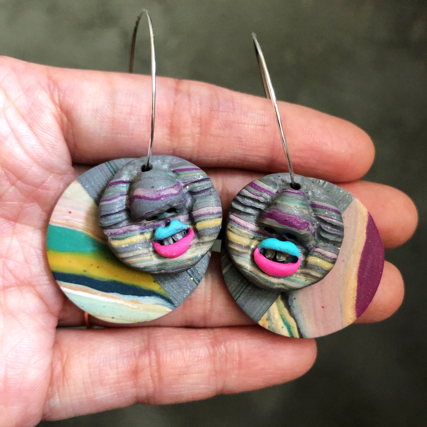 #scrapboxtwenty Signature Beep Double Dangles (Graffiti Goddesses)