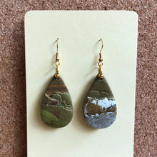 Load image into Gallery viewer, Textured Teardrop Dangles (Fall-Winter 2019)