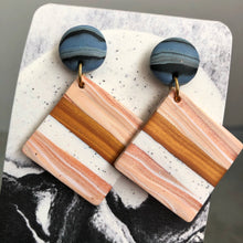 Load image into Gallery viewer, Clay Stud Single Dangles (Ham Sandwich &amp; A Blueberry)