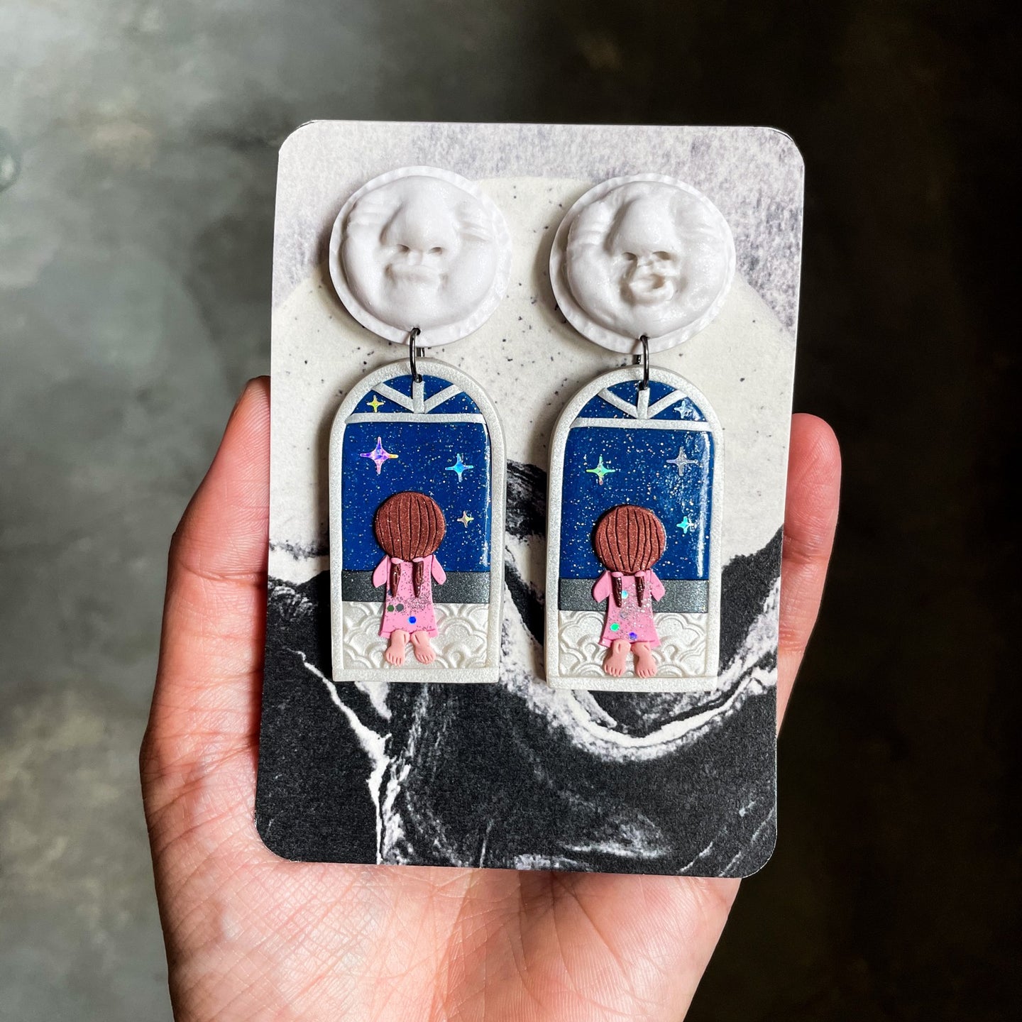 Ivory Pairs & Pink Nightgowns