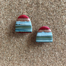 Load image into Gallery viewer, Textured Tac(tile)-Man Statement Studs (Sunburnt &amp; Wrapped In A Towel)