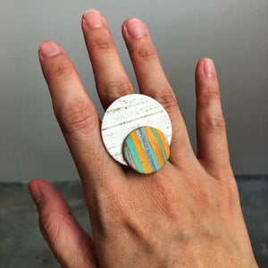 Millennial Falcon Statement Ring (Total Eclipse Of My Heart)